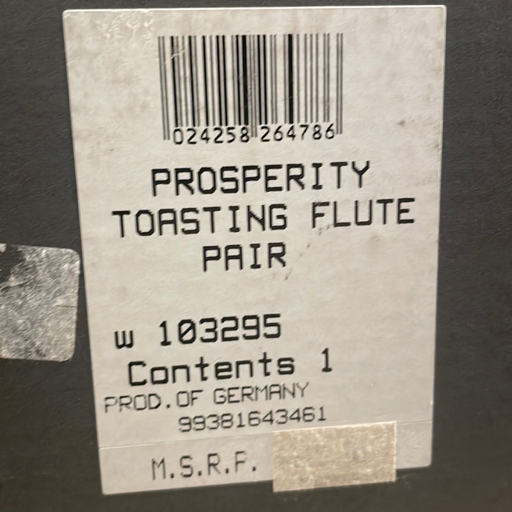 Waterford Crystal Toasting Flutes (Prosperity) - Picture 4 of 9